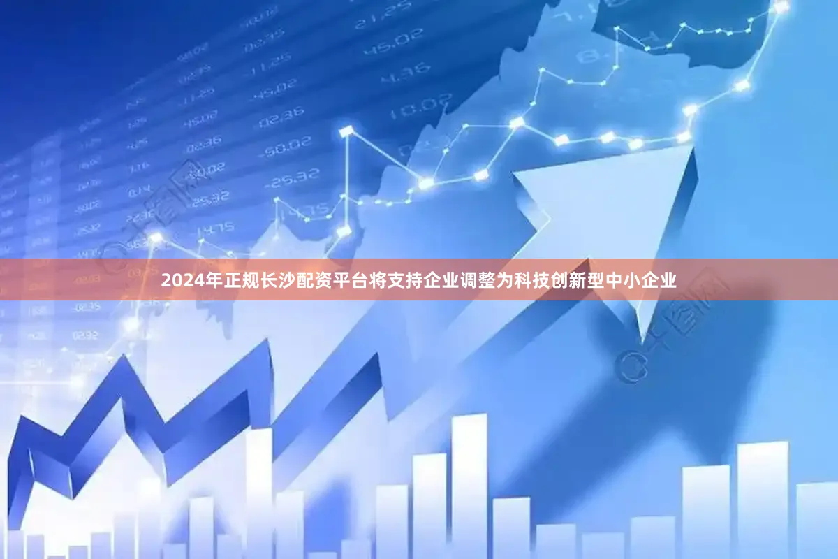 2024年正规长沙配资平台将支持企业调整为科技创新型中小企业