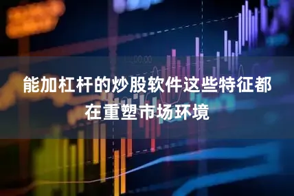 能加杠杆的炒股软件　　这些特征都在重塑市场环境